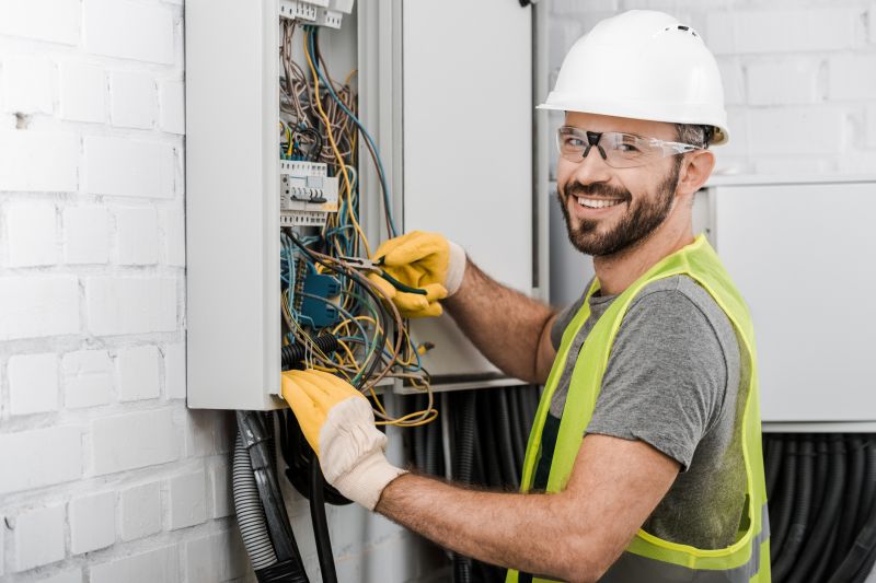 Licensed Electrician at Work